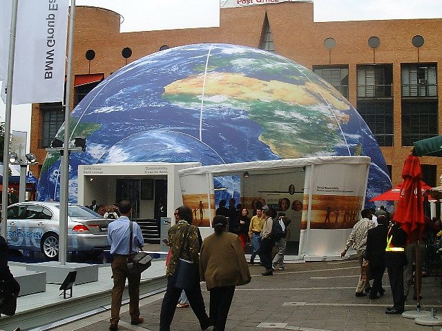 A balloon of the World - Sandton Square 
